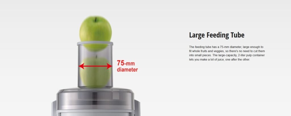 Panasonic Juicer 800 W Color Silver Model-MJ-DJ01S