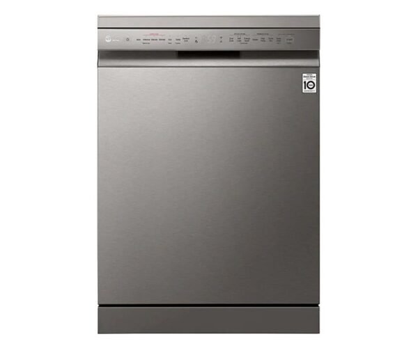 LG 14 Place Settings Dishwasher Quad Wash Steam Stainless Steel Silver Model DFB425FP