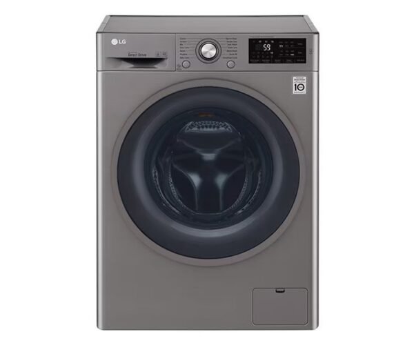 LG Front Load Washing Machine 8 kg1400 RPM 6 Motion DD Motor Silver Model- F4J6TNP8S