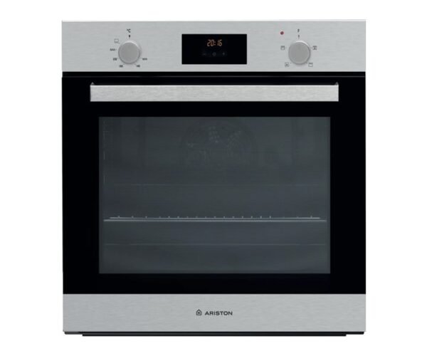 Ariston Built in 60 cm 62 Ltrs Gas Oven Enamelled Inside Cavity Electronic Temperature Control Inox Model- GS3Y430IXA