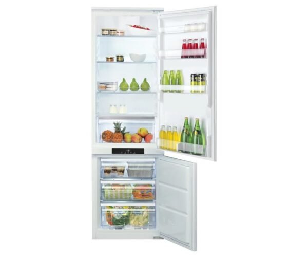 Ariston Built in Refrigerator 258 Ltrs 2 Doors with Bottom Freezer White Colour Model- BCB7030DEX