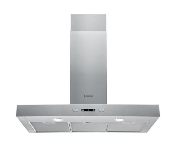 Ariston Built in 90cm Chimney Hood Telescopic Wall mounted Mechanical Control Metallic Inox Model- AHBS9-3FLLX