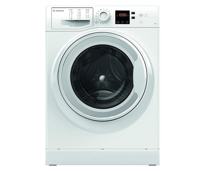 Ariston 7KG Front Load Washing Machine 1000 RPM 12 Programs White Model- NS703UWGCC | 1 Year Full Warranty