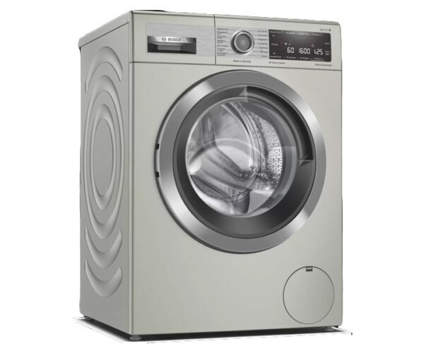 Bosch Series 8 | 10 kg Washing Machine Front Loader Silver Model-WAX32MX2 | 1 Year Brand Warranty.