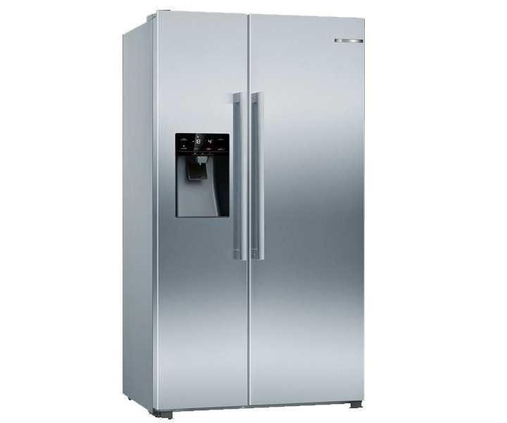 Bosch Series 4 | 610 Litres Side by Side Refrigerator Silver Model-KAI93VI30M | 1 Year Full 5 Years Compressor Warranty.