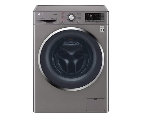 LG Washer and Dryer 10 / 7 Kg 6 Motion Direct Drive TrueSteam™ ThinQ Silver Colour Model- F4J8JHP2SD