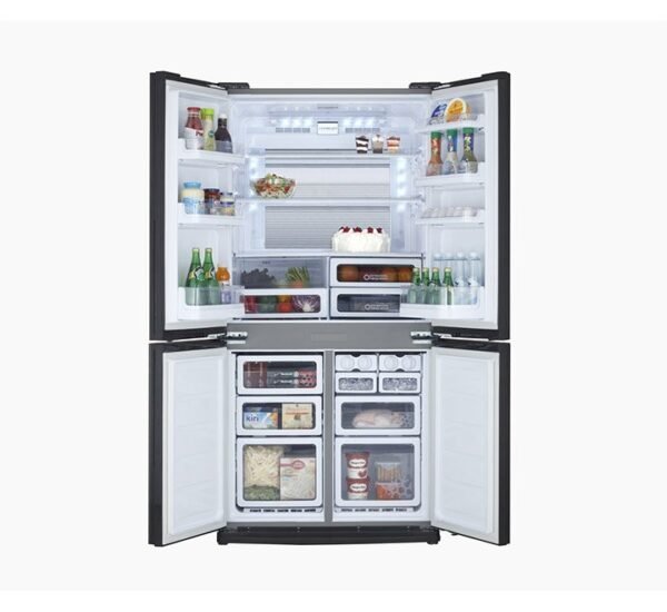 Sharp 724 Liter Refrigerator 4-Door French with Bottom Freezer Model-SJ-FE87V-SL3 | 1 Year Full 5 Years Compressor Warranty. - Image 4