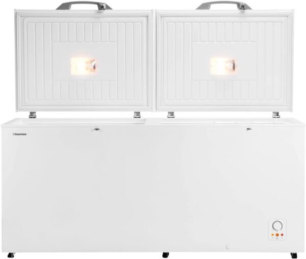 Hisense 660 Liter Chest Freezer Double Door White Model FC66DD4SA - Image 2