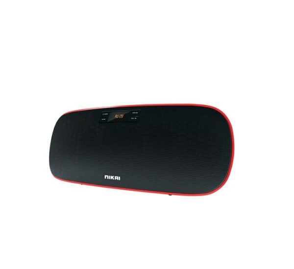 NIKAI Portable Speaker System With Bluetooth And FM-Radio Black Model-NBTS50 | 1 Year Brand Warranty