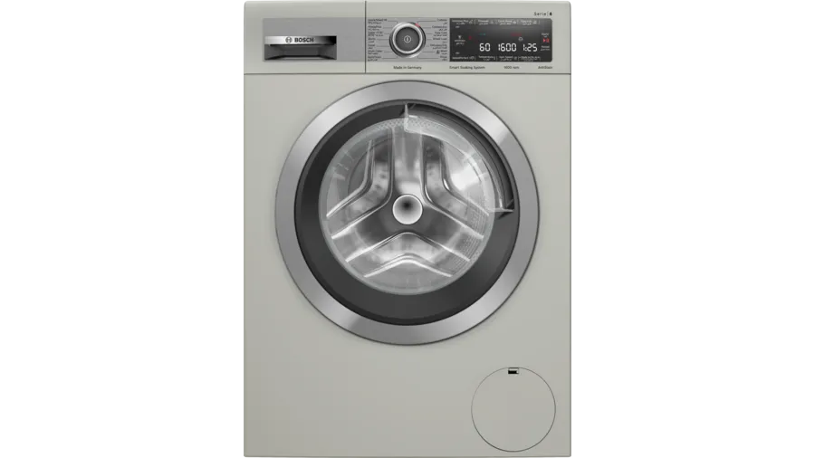 Bosch Series 8 | 10 kg Washing Machine 1600W Silver Inox Model-WAX32MX0GC | 1 Year Brand Warranty.
