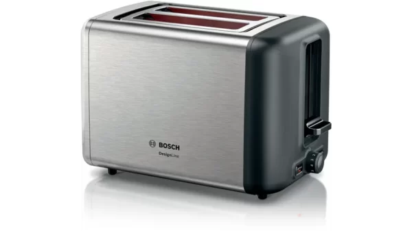 Bosch Compact Toaster DesignLine Silver Model-TAT3P420 | 1 Year Brand Warranty.