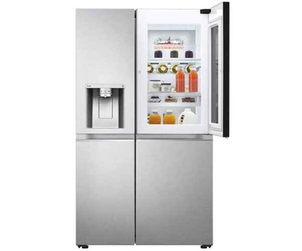 LG 668 Liters French Door Refrigerator with Water Dispenser Inverter Silver Model GCX267SSCS - Image 2