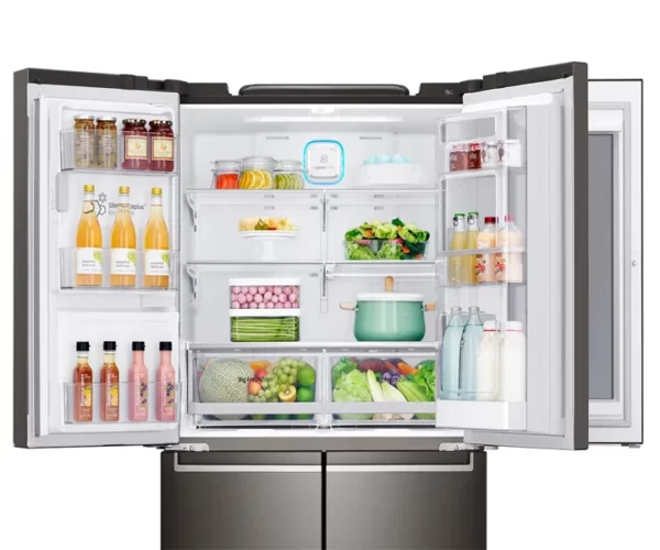 LG 716 Liters French Refrigerator InstaView Door-in-Door Black Stainless Steel Model-GRX39FMKBL - Image 2