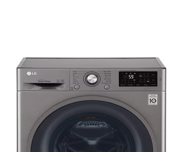 LG Front Load Washing Machine 8 kg1400 RPM 6 Motion DD Motor Silver Model- F4J6TNP8S - Image 2