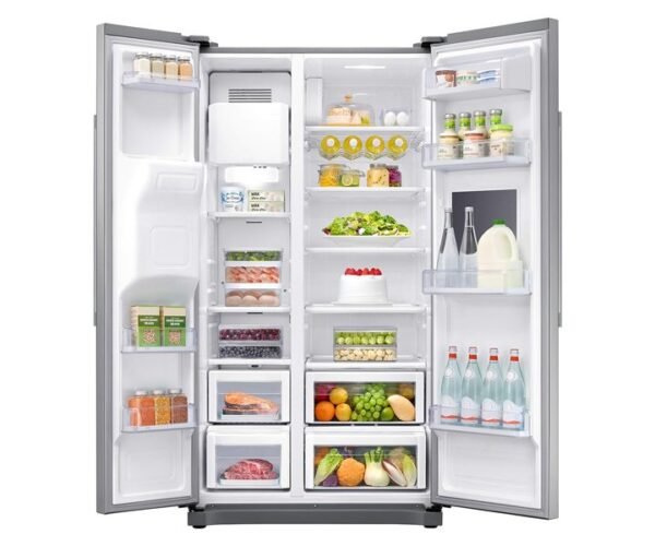 Samsung 501 Liter Side by Side Refrigerator Water and Ice Dispenser Mini Bar Silver Model- RS50N3913SA - Image 3