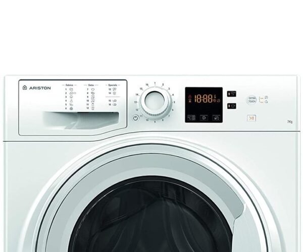 Ariston 7KG Front Load Washing Machine 1000 RPM 12 Programs White Model- NS703UWGCC - Image 2