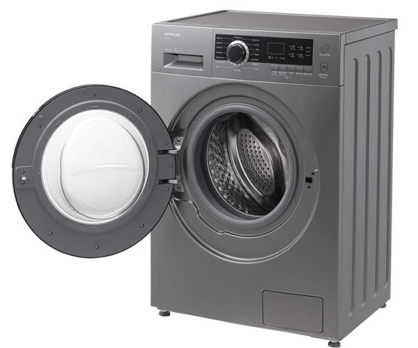 Hitachi 7Kg Front Load Washing Machine 1200 RPM ‎Push Button Silver Model BD70GE3CGXSL | 1 Year Full Warranty. - Image 3