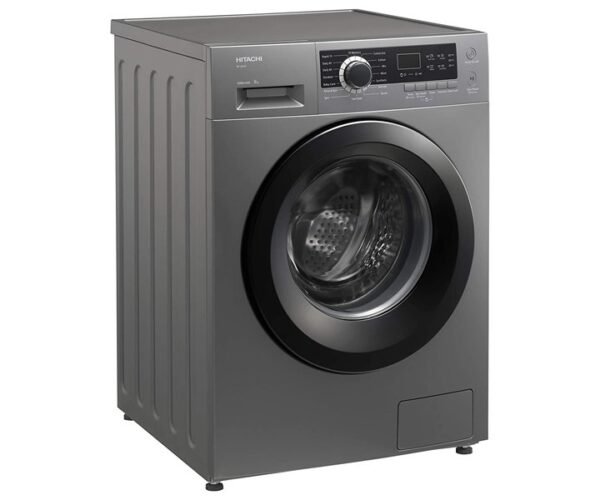 Hitachi 8 Kg Front Load Washing Machine 1200 RPM Silver Model BD80GE3CGXSL | 1 Year Full Warranty - Image 2