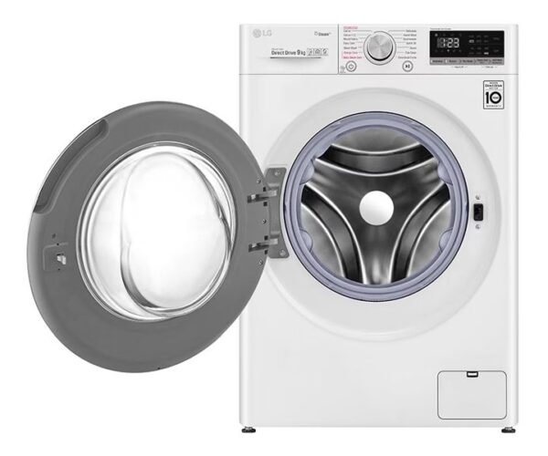 LG Front Load Washing Machine 9 Kg Steam ThinQ™ White Colour Model-F4R5VYG0W - Image 3