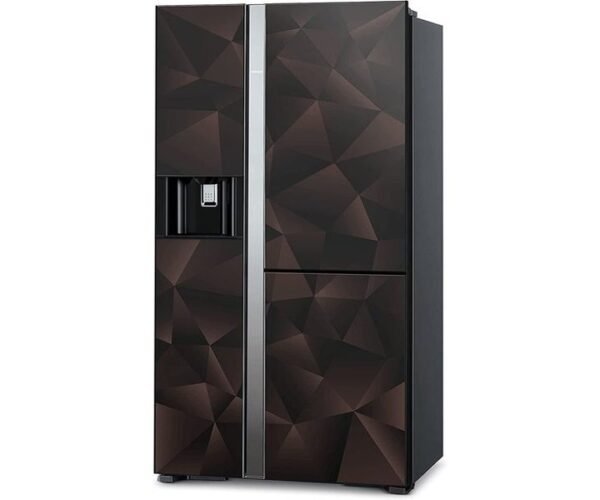 Hitachi 700L Side By Side Refrigerator Glass Bronze Black Model RM700VAGUK9XGZ | 1 Year Full 5 Years Compressor Warranty - Image 2