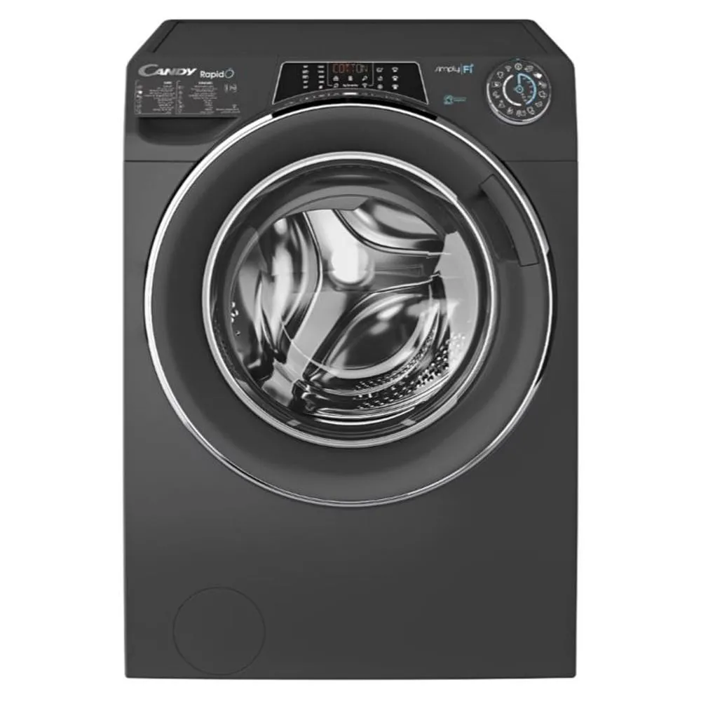 Candy 11Kg Front Load Washer Silver Model RO16116DWHR7R-19 | 1 Year Full Warranty