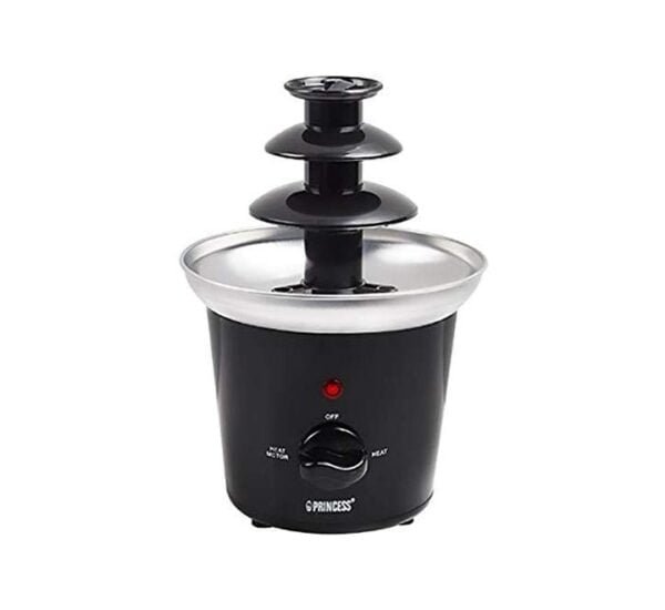 Princess Heavy Duty 32 Watts Chocolate Fountain Black Color Model - PRN.292994 | 1 Year Full Warranty