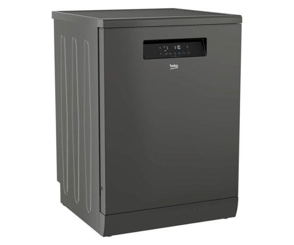 Beko 9 Programmes Dishwasher Freestanding 15 Place Settings Manhattan Grey Model DFN39533G - Image 2