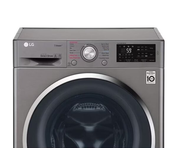 LG Front Load Washing Machine 8 Kg Direct Drive Motor 1400 RPM Silver Colour Model-F4J5TNP7S - Image 2