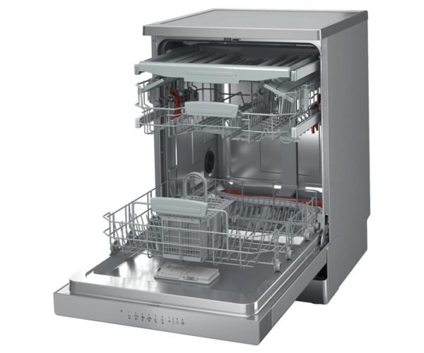 Ariston Freestanding Standard Dishwasher 14 Persons 9 Programs 60 cm Inverter Motor Inox Model- LFC3C33WFXUK - Image 4