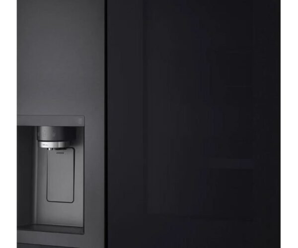 LG Side By Side Refrigerator 617 L InstaView LINEAR Cooling™ Matte Black Color Model-GRX267CQES - Image 4
