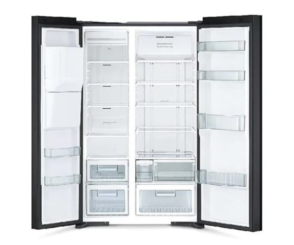 Hitachi 700L Side By Side Refrigerator Glass Black Model RSX700GPUK0GBK | 1 Year Full 5 Years Compressor Warranty - Image 3