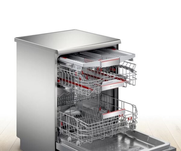 Bosch Series 8 | Free-Standing Dishwasher 14 Place Setting 60 cm Silver Inox Model-SMS8YCI03E | 1 Year Brand Warranty. - Image 3