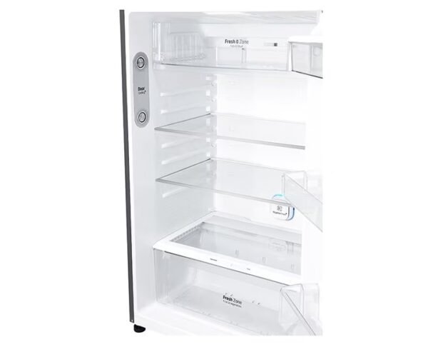 LG 830 Litre Top Freezer Refrigerator With Dispenser Shiny Steel Silver Model GRF882HLHU - Image 3