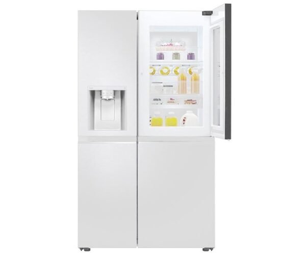 LG 668 Liters French Door Refrigerator with Water Dispenser Inverter White Model GCX267SQCS - Image 2