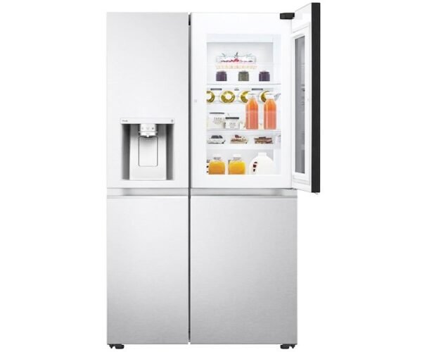 LG 668 Liters French Door Refrigerator with Water Dispenser Inverter Steel White Model GCX267CQHS - Image 2