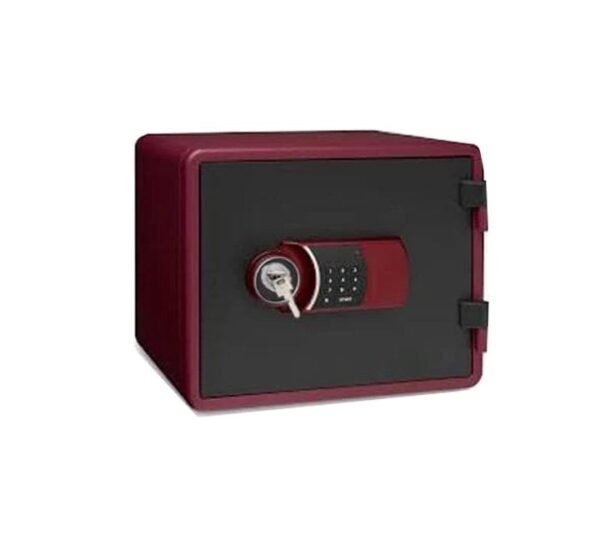 GALAXY DESIGN FIRE RESISTANT SAFE, DIGITAL & KEY LOCK, RED YESM-020K