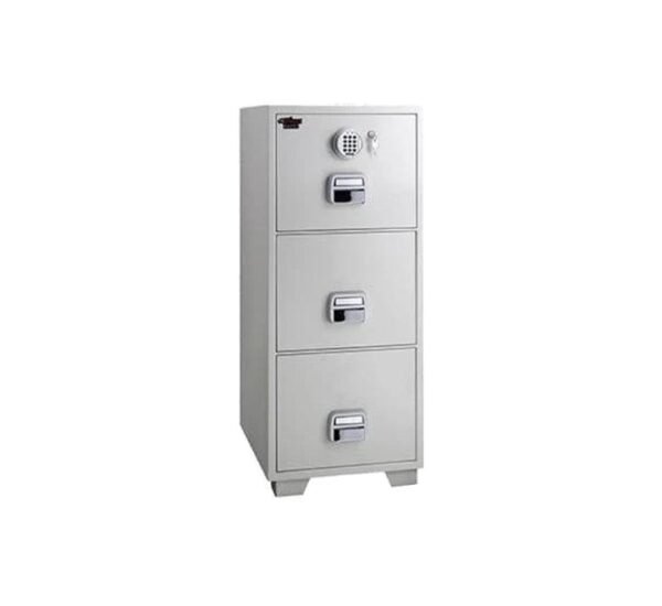 GALAXY DESIGN FIRE RESISTANT FILING CABINET, 3 DRAWERS, DIGITAL & KEY LOCK SF-680-3EKX