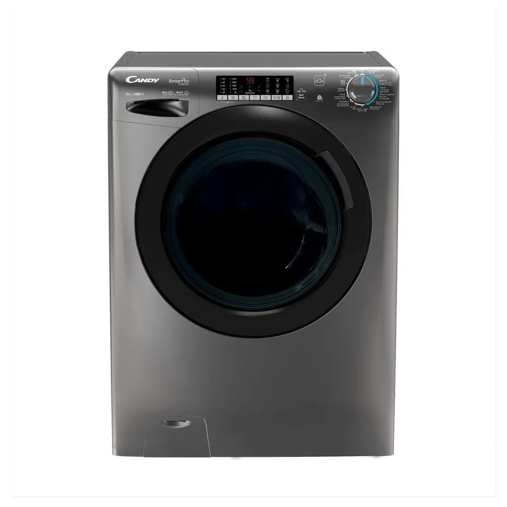 Candy 10Kg Smart Pro Inverter Front Load Washing Machine Silver Model  CSO4106TWMBR-19 | 1 Year Warranty