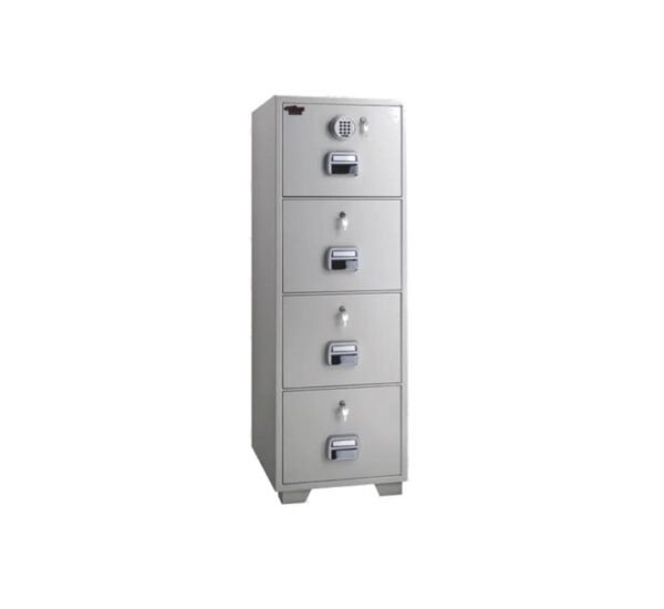 EAGLE  FIRE RESISTANT FILING CABINET, 4 DRAWER, DIGITAL & 4 KEY LOCK SF-680-4EKK