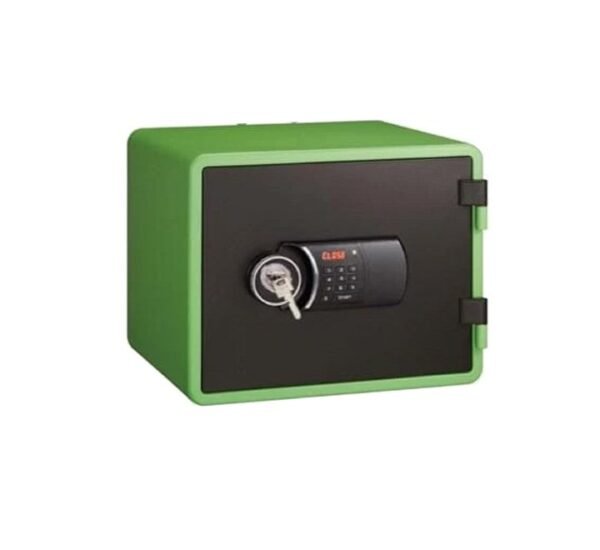 GALAXY DESIGN FIRE RESISTANT SAFE, DIGITAL & KEY LOCK, GREEN YESM-020K