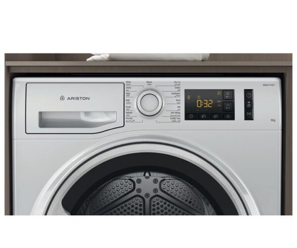 Ariston Free Standing 9 KG Heat Pump Tumble Dryer Silver Model- NTM119X1SBXGCC - Image 3