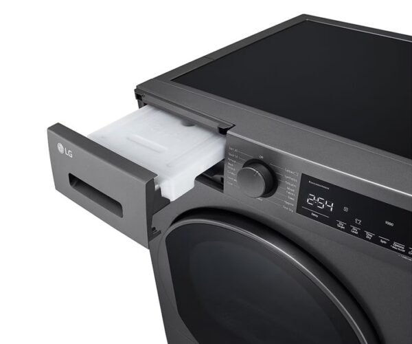 LG 8kg Front Load Condenser Tumble Dryer With Heat Pump Dark Silver Model RH80T2SP7RM - Image 3