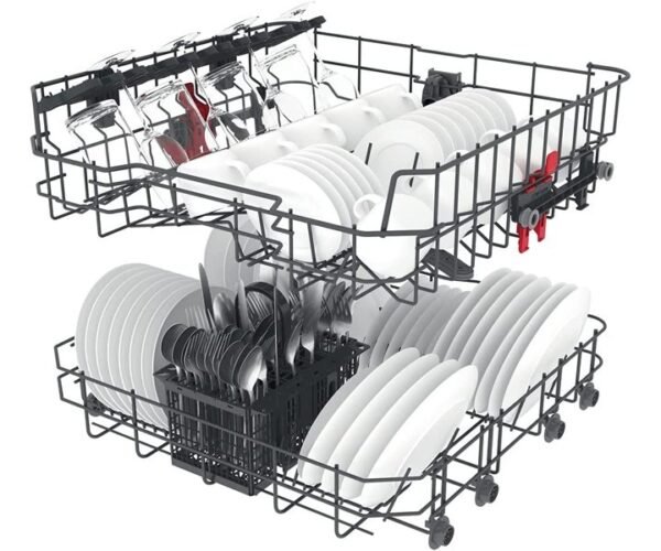 Whirlpool Free Standing Dishwasher Inox Colour Model- WFE2B19X | 1 Year Full Warranty - Image 4