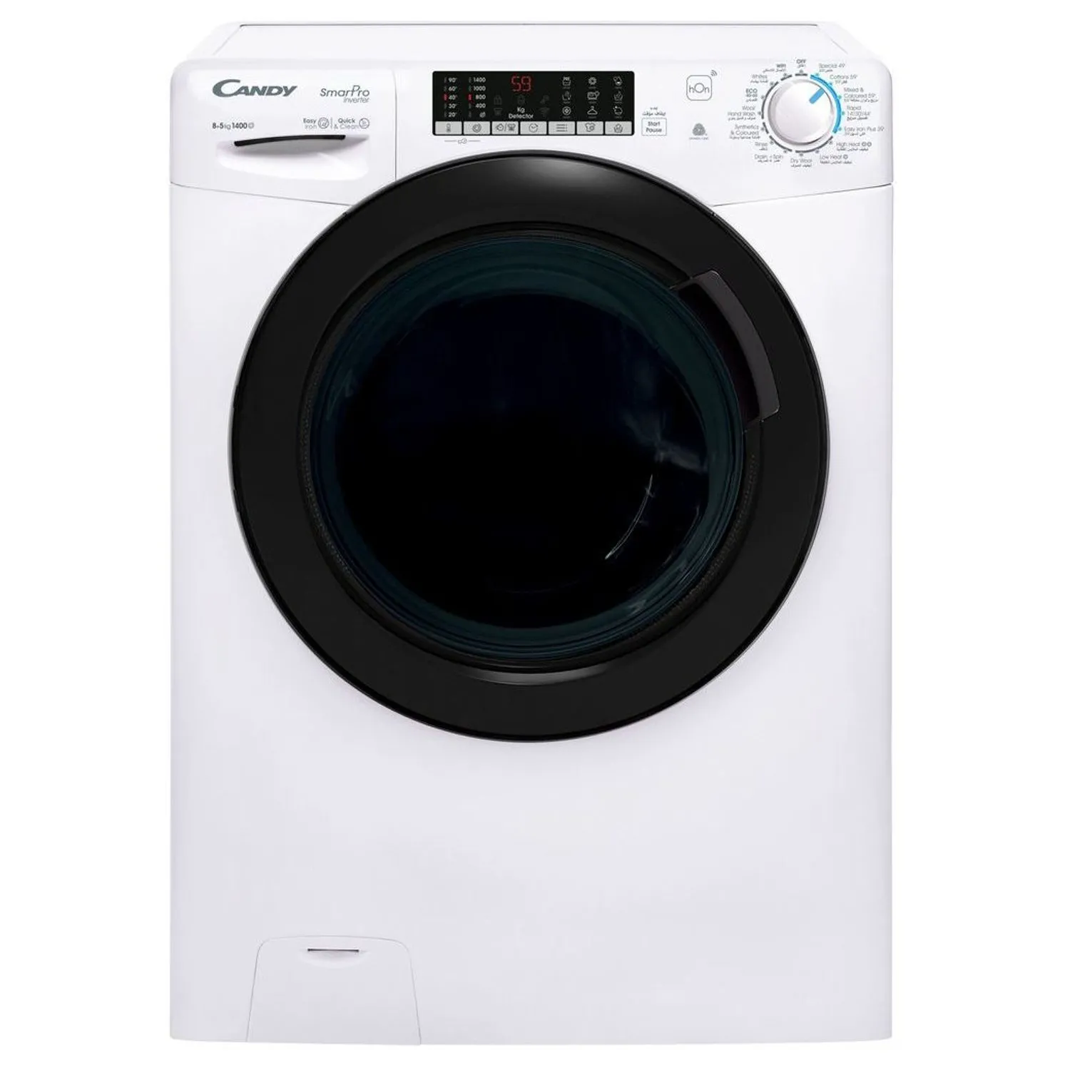 Candy 8/5Kg Smart-Pro Front Load Washer Dryer White Model CSOW4856TWMB-19 | 1 Year Warranty