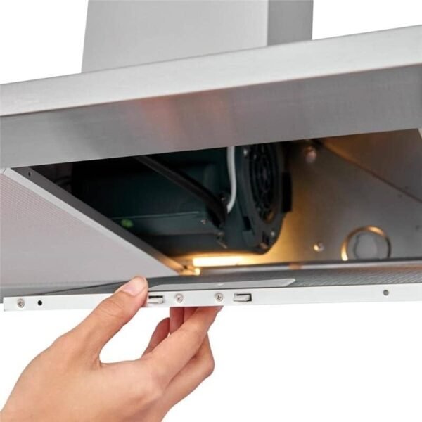 Baumatic 60cm Wall Mounted Hood Silver Model  PMECH6WESS - Image 3