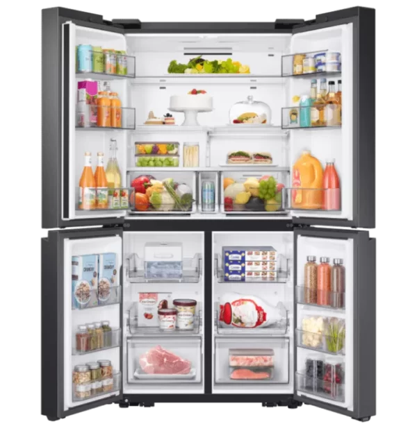 Samsung 602L Side by Side French Door Refrigerator With Digital Compressor Black Model-RF65A9011B1 - Image 3