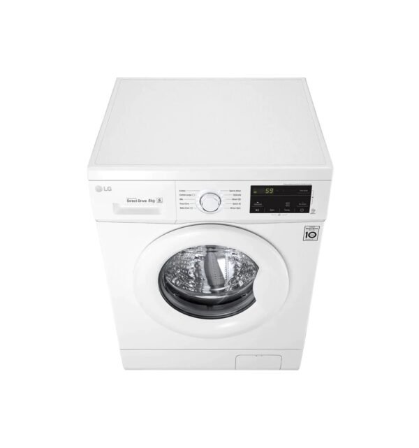 LG Front Load Washer 8 Kg 6 Motion Direct Drive Smart Diagnosis™ White Color Model-FH2J3TDNP0 - Image 5