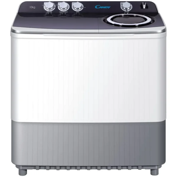 Candy 10Kg Twin Tub Washing Machine White Model RTT2101WSU | 1 Year Full Warranty