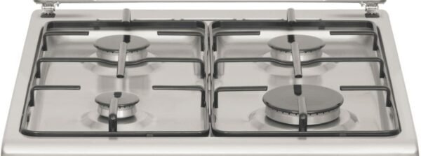 Milton Gas Cooker 4 Burner Full Safety Stainless Steel With Gas Oven & Automatic Ignition Cooker Silver Size 50 x 50 x 85 cm Model -FS5055GS - 1 Years Full Warranty. - Image 2