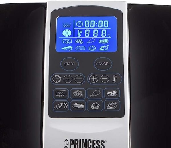 Princess Heavy Duty 3 Liter Air Fryer with LED Display Black Color Model - PRN.182020 - 1 Year Full Warranty - Image 4